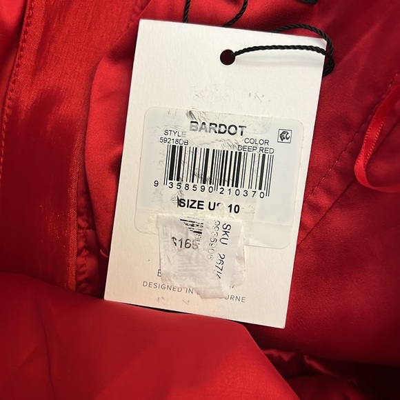 Bardot Sleeveless Oversized Bow Waist Strapless Ruched Mini Dress - Picture 14 of 14